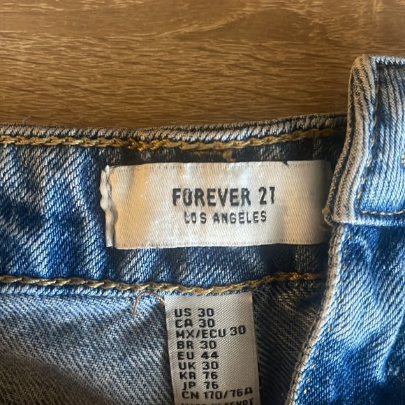 F21 blue shorts - Picture 2 of 3